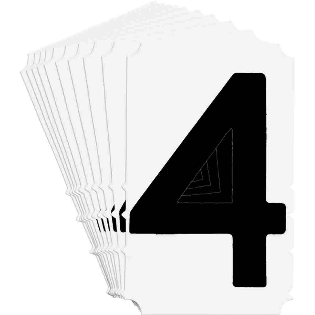BRADY 5180-4 Label,Quik-Align Gothi BRADY 5180-4 Label,Quik-Align Gothi