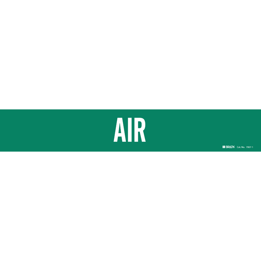 BRADY 7007-1 Pipe Mkr,B946,S-1,Grn, BRADY 7007-1 Pipe Mkr,B946,S-1,Grn,