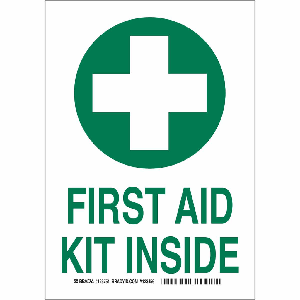 BRADY 123750 Sign,B401,7x10,Gr/Wt,F BRADY 123750 Sign,B401,7x10,Gr/Wt,F