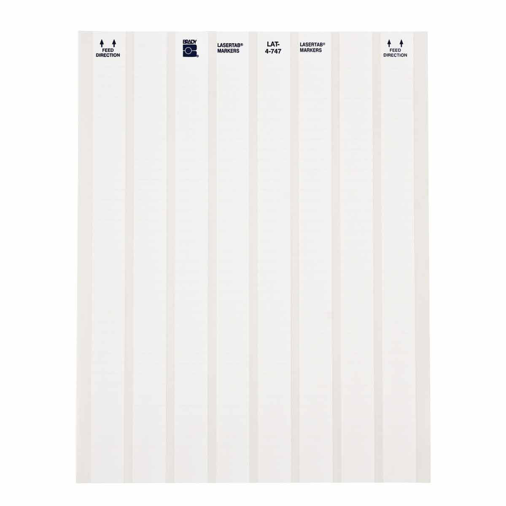 BRADY LAT-5-747-10 Label,Lsr,B747,W BRADY LAT-5-747-10 Label,Lsr,B747,W