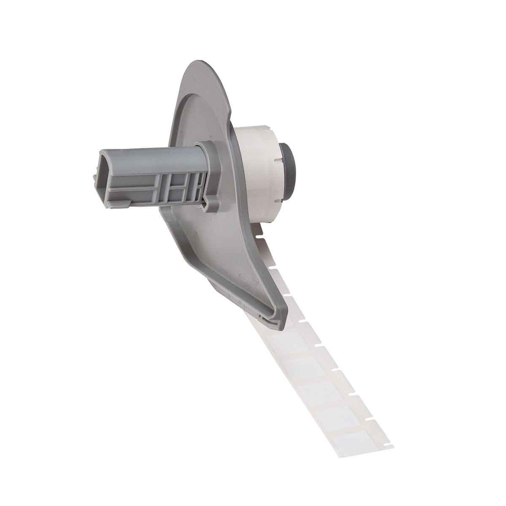 Product image for Brady M71-7-423 BMP71 Polyester Labels, 0.5" H x 0.5" W, Roll of 500 Labels, White