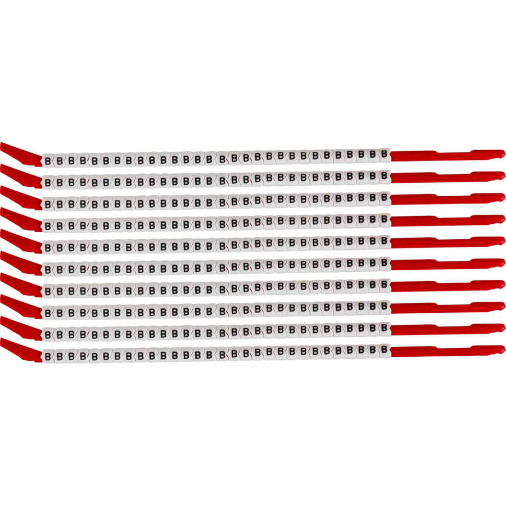 BRADY SCN10-B Wire Mkr,ClipSlv,B,SC BRADY SCN10-B Wire Mkr,ClipSlv,B,SC