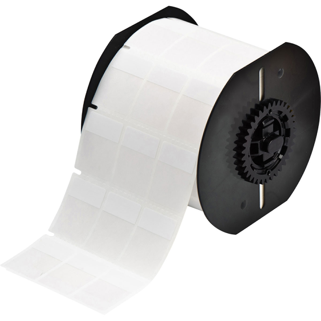 Product image for Brady B33-9-427 B33 Series Self-Laminating Vinyl Wire and Cable Labels, 1.437" H x 1" W