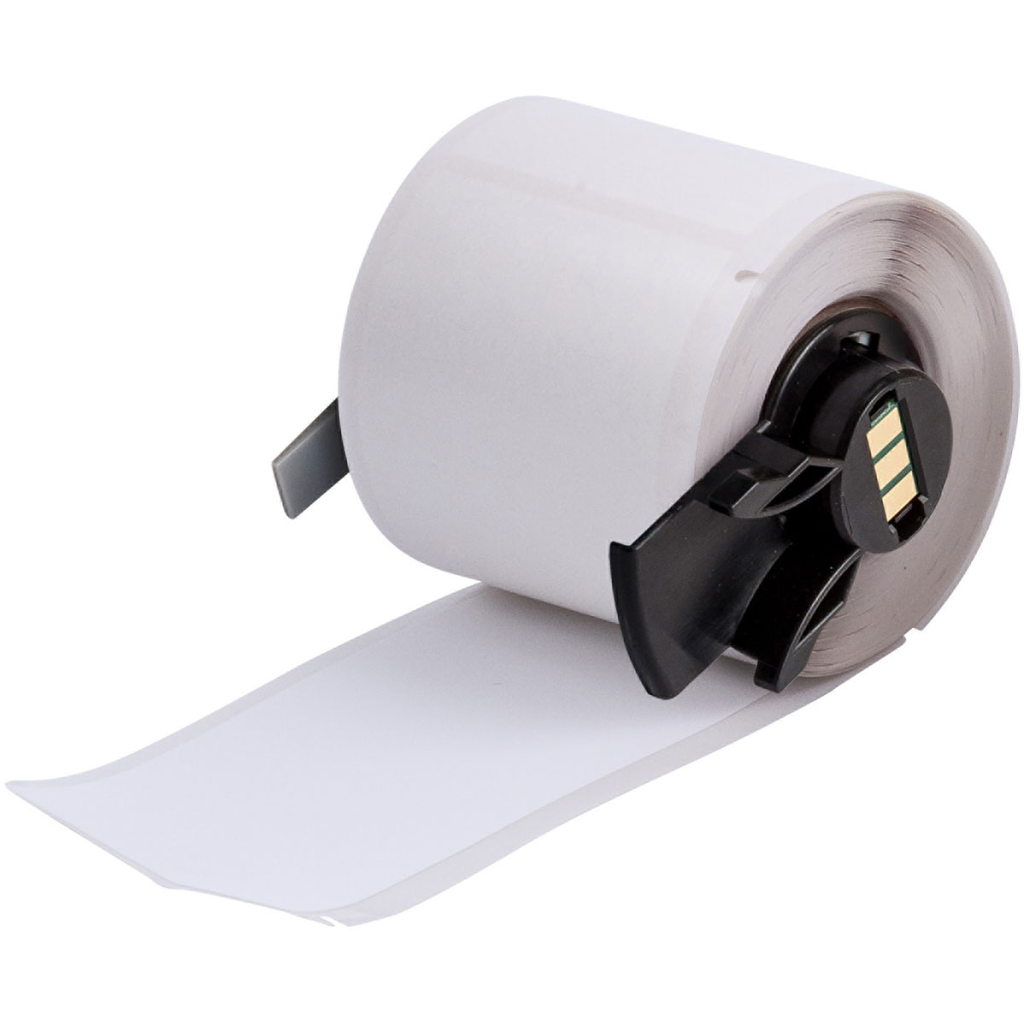 Brady PTL-38-489 4 x 1.9 Inch White Polyester Portable Printer Label Brady PTL-38-489 4 x 1.9 Inch White Polyester Portable Printer Label