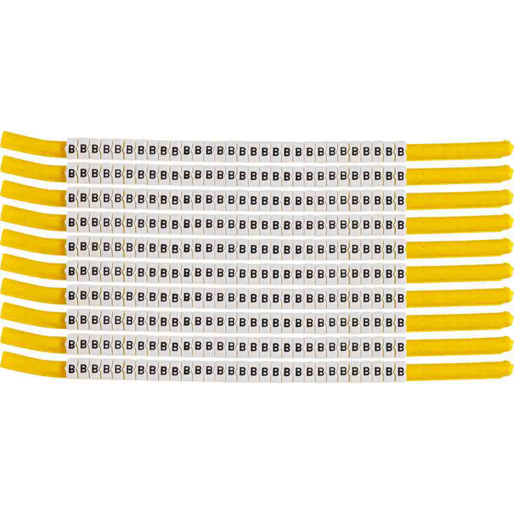BRADY SCN18-B Wire Mkr,ClipSlv,B,SC BRADY SCN18-B Wire Mkr,ClipSlv,B,SC