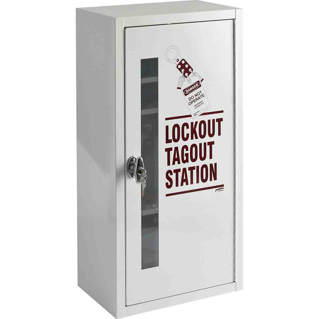Product image for Brady LC977A Lockout Tagout Station with Locking Handle