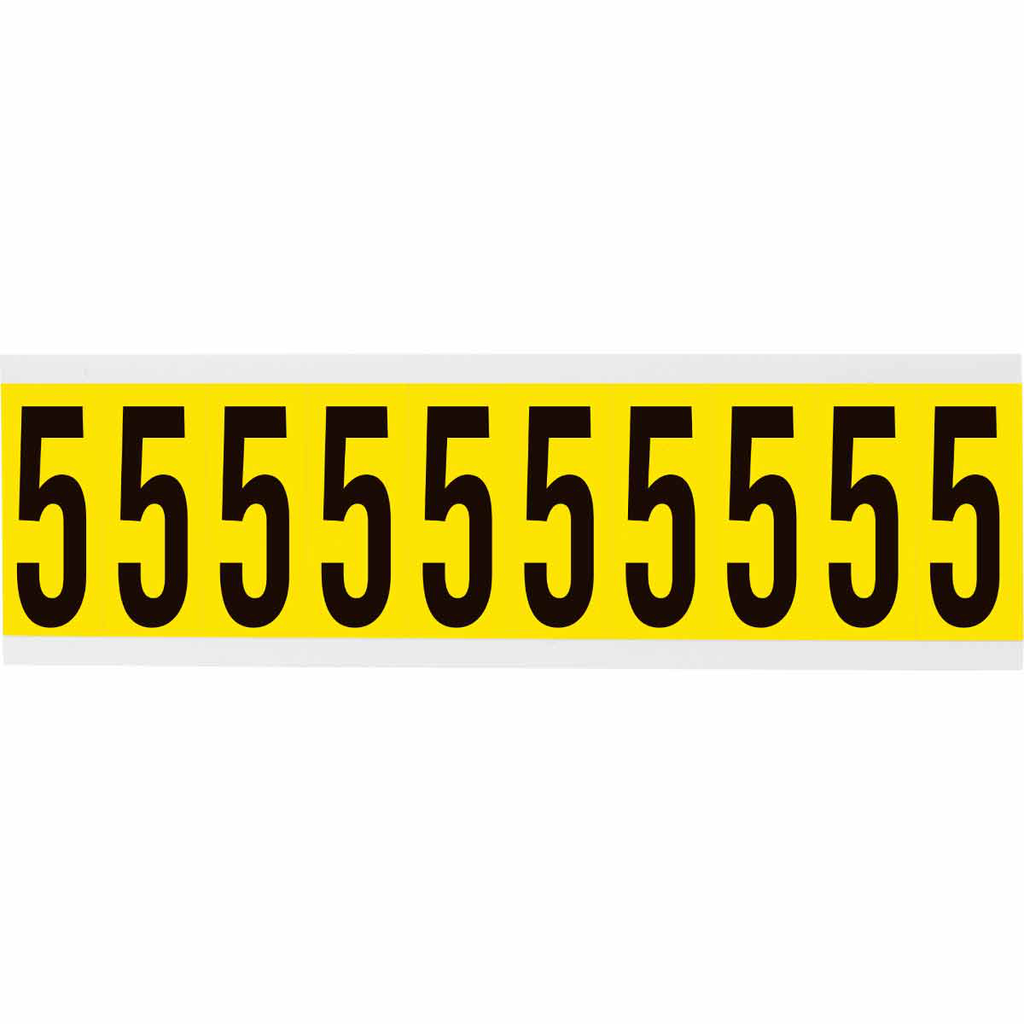 Product image for Brady 3440-5 3440 Series Repositionable Number and Letter Labels, 5
