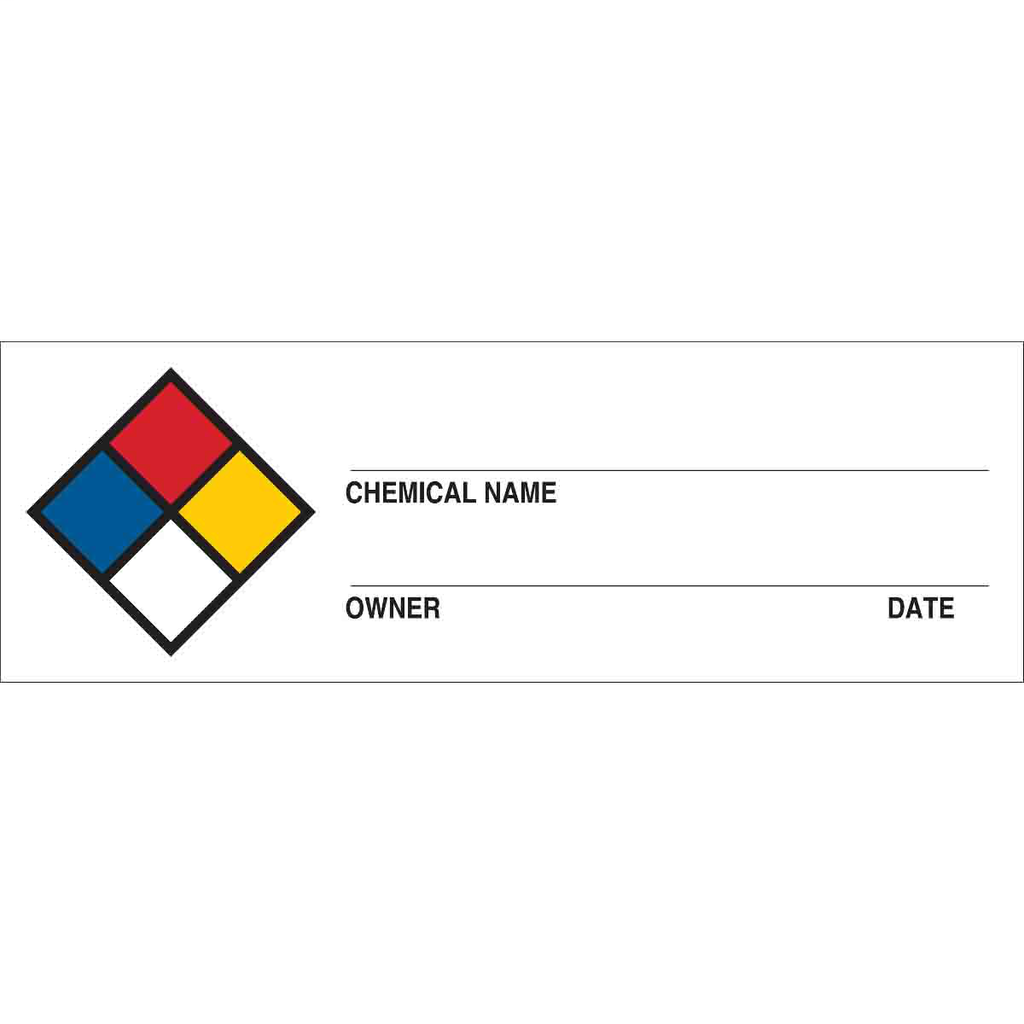 Product image for Brady 53095 B235 NFPA Label 1" x 3" 720/Roll