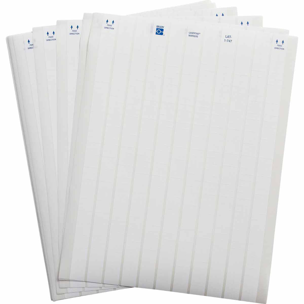 BRADY LAT-1-747-10 Label,Lsr,B747,W BRADY LAT-1-747-10 Label,Lsr,B747,W