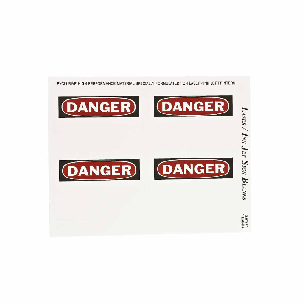 BRADY 12906 Label,B747,DANGER,5x3.5 BRADY 12906 Label,B747,DANGER,5x3.5