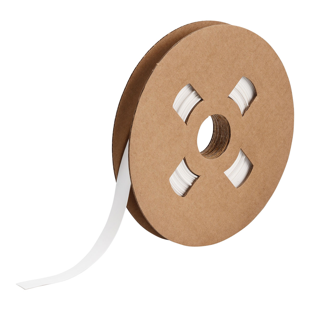 Product image for Brady PS-C-1500-WT PermaSleeve Polyolefin Wire Marking Sleeves, 1.5" Dia x 50' L, White