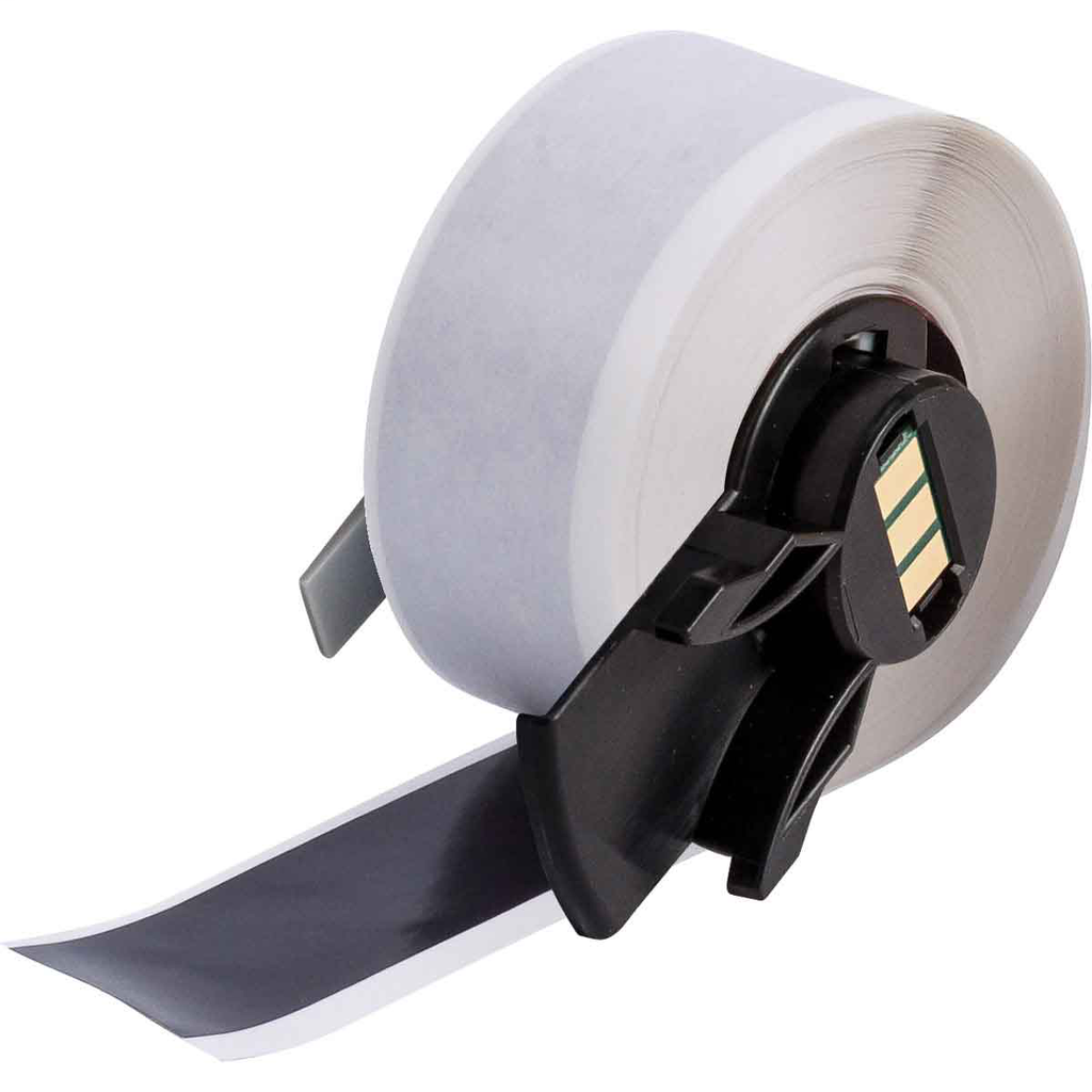 Brady PTL-42-439-BK 0.5 Inch x 50 Foot Black Vinyl Portable Printer Label Brady PTL-42-439-BK 0.5 Inch x 50 Foot Black Vinyl Portable Printer Label