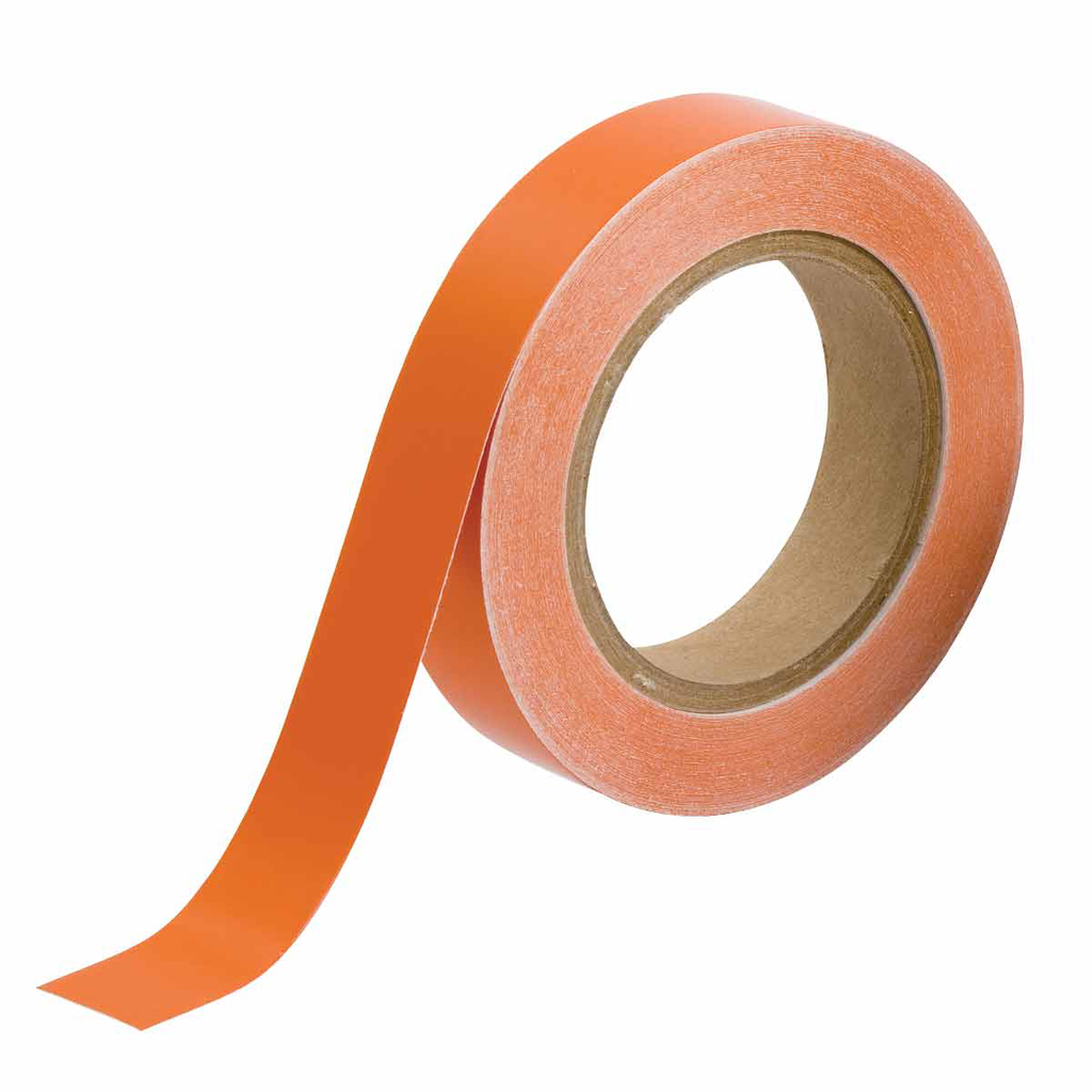 Product image for Brady 91428 Solid Color Banding Tape for Pipe Marking - Roll Form, Vinyl, Orange, 1" x 30 yd