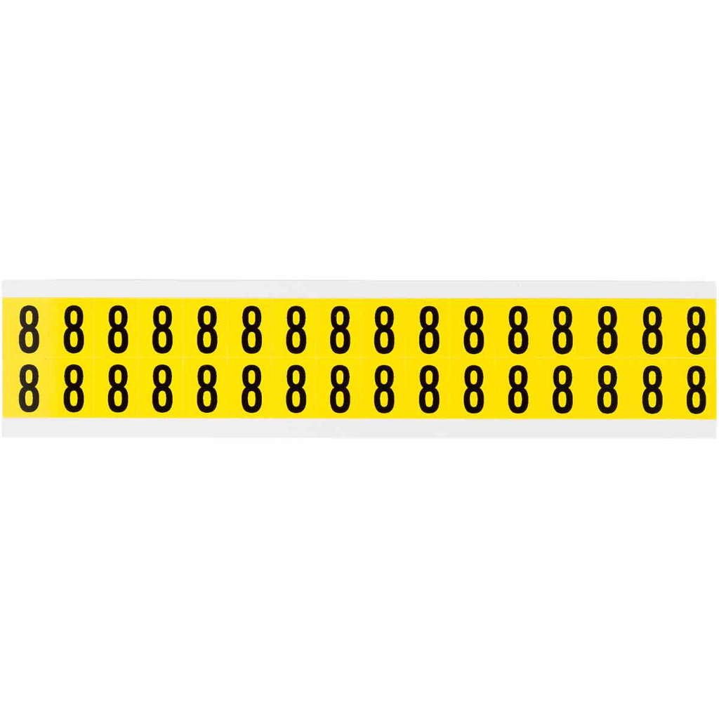 Product image for Brady 3420-8 3420 Series Repositionable Number and Letter Labels, 8
