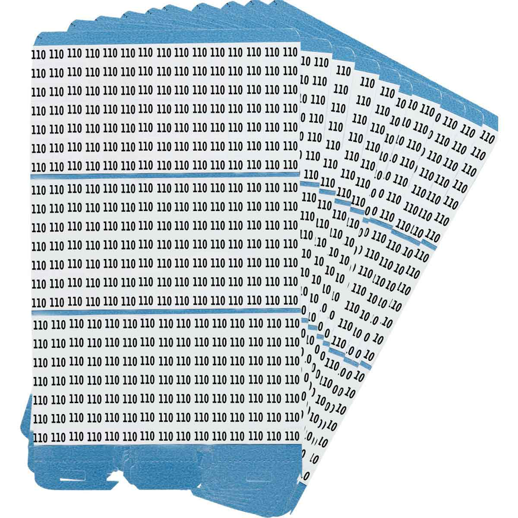 Product image for Brady PWM-110 Porta-Pack Vinyl Cloth Refill Pages, 110