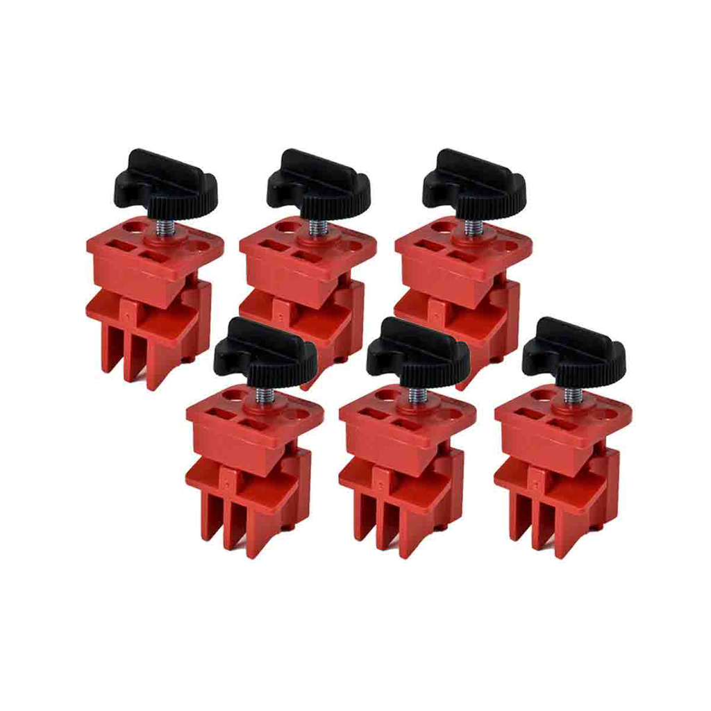 Product image for Brady 66320 Universal Multi-Pole Breaker Lockouts, 6/Pack
