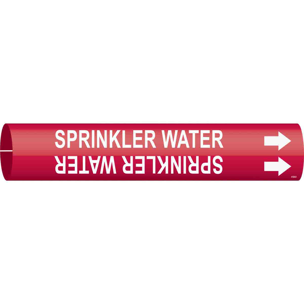 BRADY 4128-D PIPE MKR,SPRINKLER WAT BRADY 4128-D PIPE MKR,SPRINKLER WAT