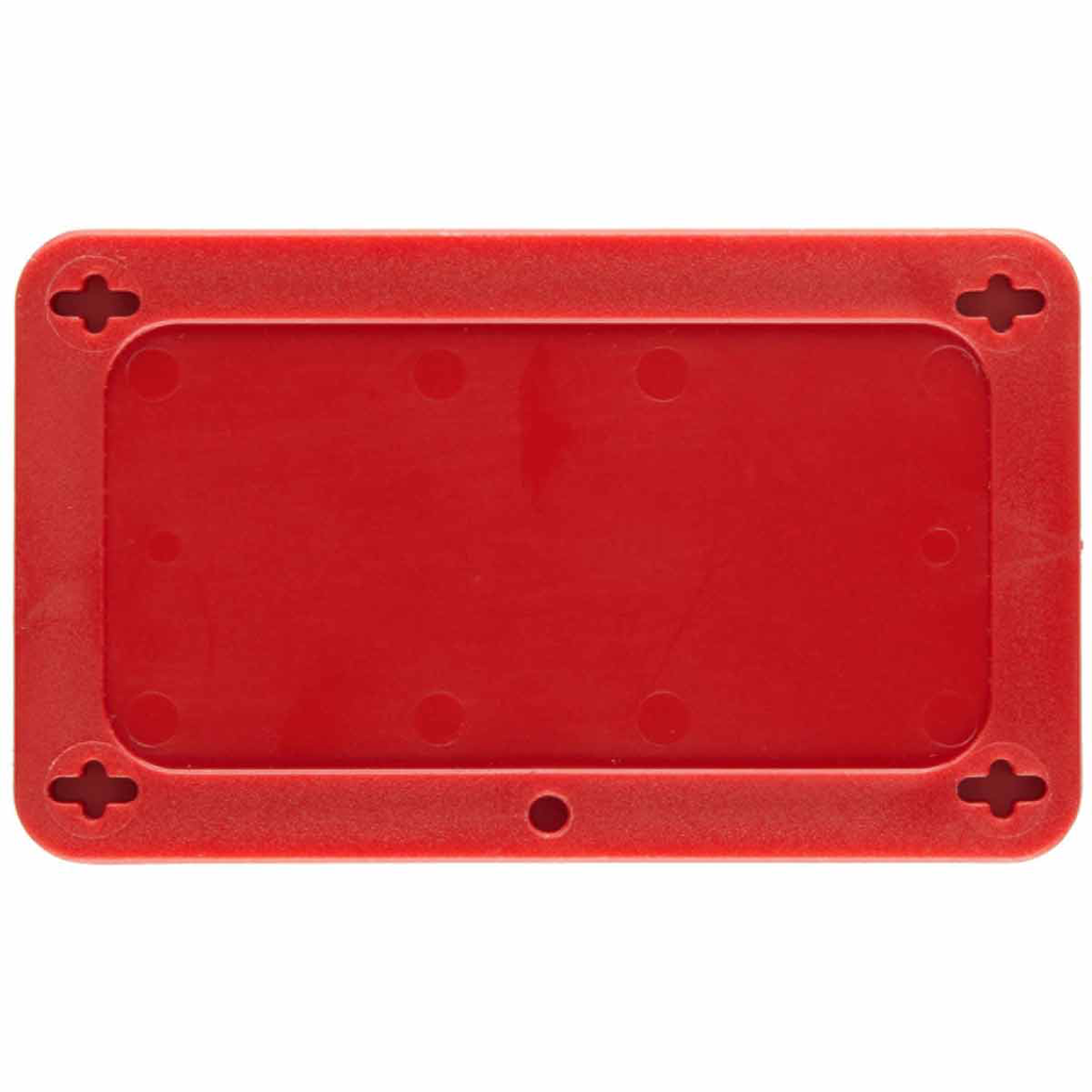 Product image for Brady 41924 Blank Valve Tags, 2.2" H x 3.7" W, Plastic, Red