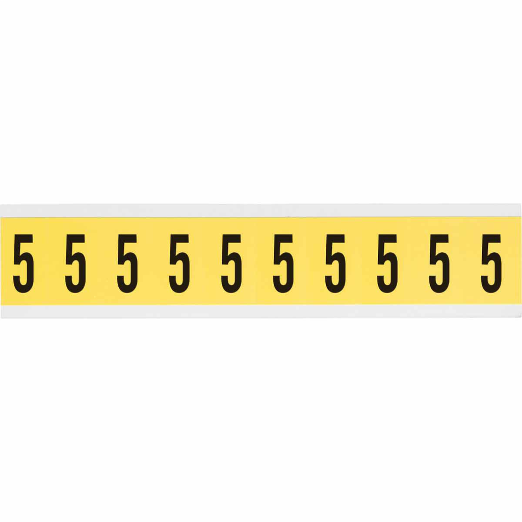 Product image for Brady 3430-5 3430 Series Repositionable Number and Letter Labels, 5