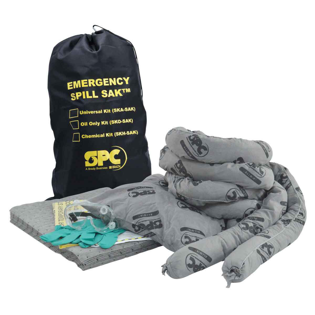 Product image for Brady SKA-SAK ALLWIK® Emergency Spill Sak Spill Control Kit - Universal Application