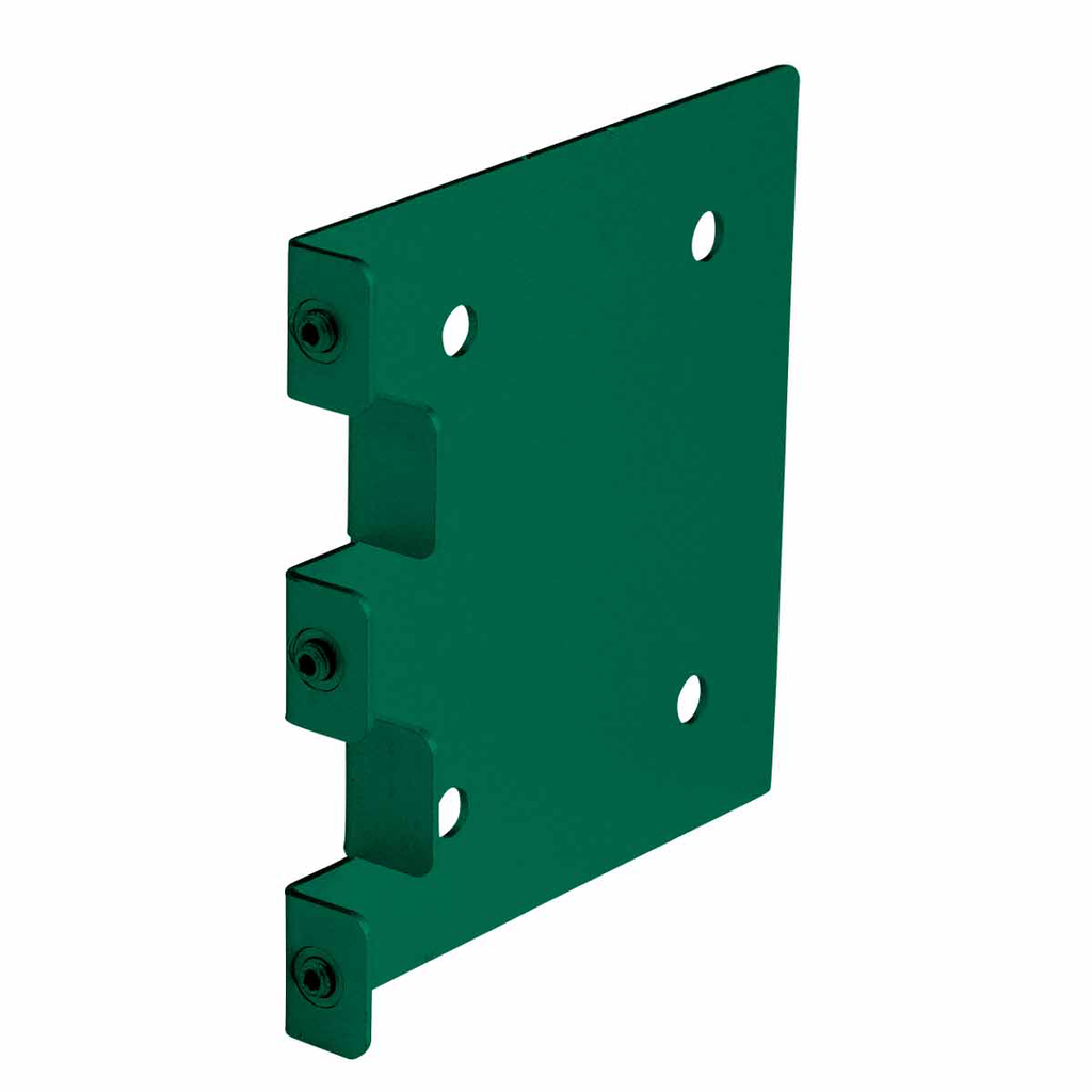 Brady 90888B Extra Bracket For BradyGlo Sign, Green, 0.25" D, Green Product image for Brady 90888B Extra Bracket For BradyGlo Sign, Green, 0.25" D, Green