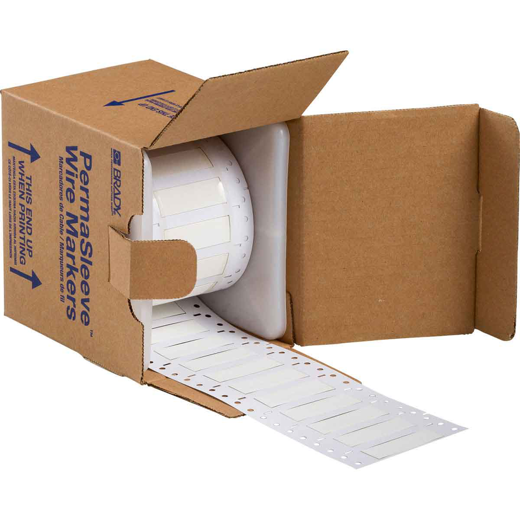 BRADY LSZH-375-2-WT-S Wire Mkr,THT, BRADY LSZH-375-2-WT-S Wire Mkr,THT,