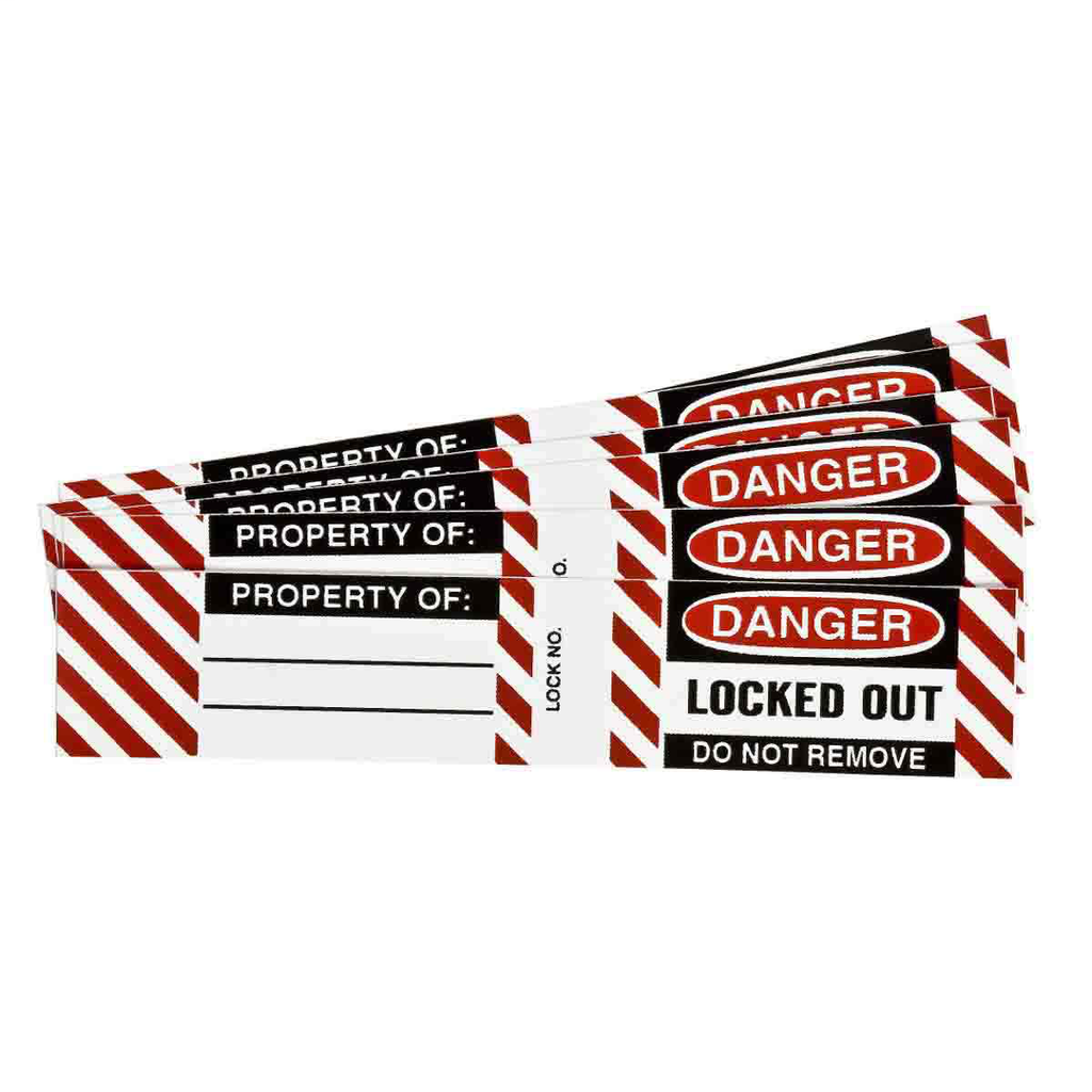 Product image for Brady 50280 Brady® Padlock Labels - Durable Vinyl, English