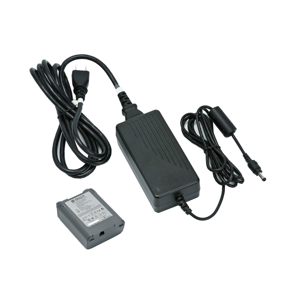 Product image for Brady BMP-UBP-AC Lithium Ion Rechargeable Battery Pack with AC Adaptor/Battery