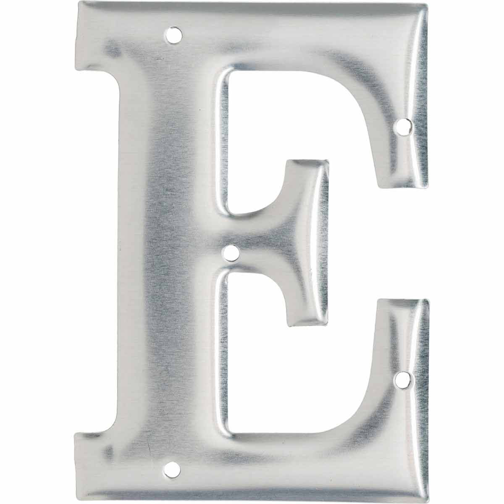 Product image for Brady 1600-E 1600 Series Permanent Aluminum Embossed Number and Letter Labels, E