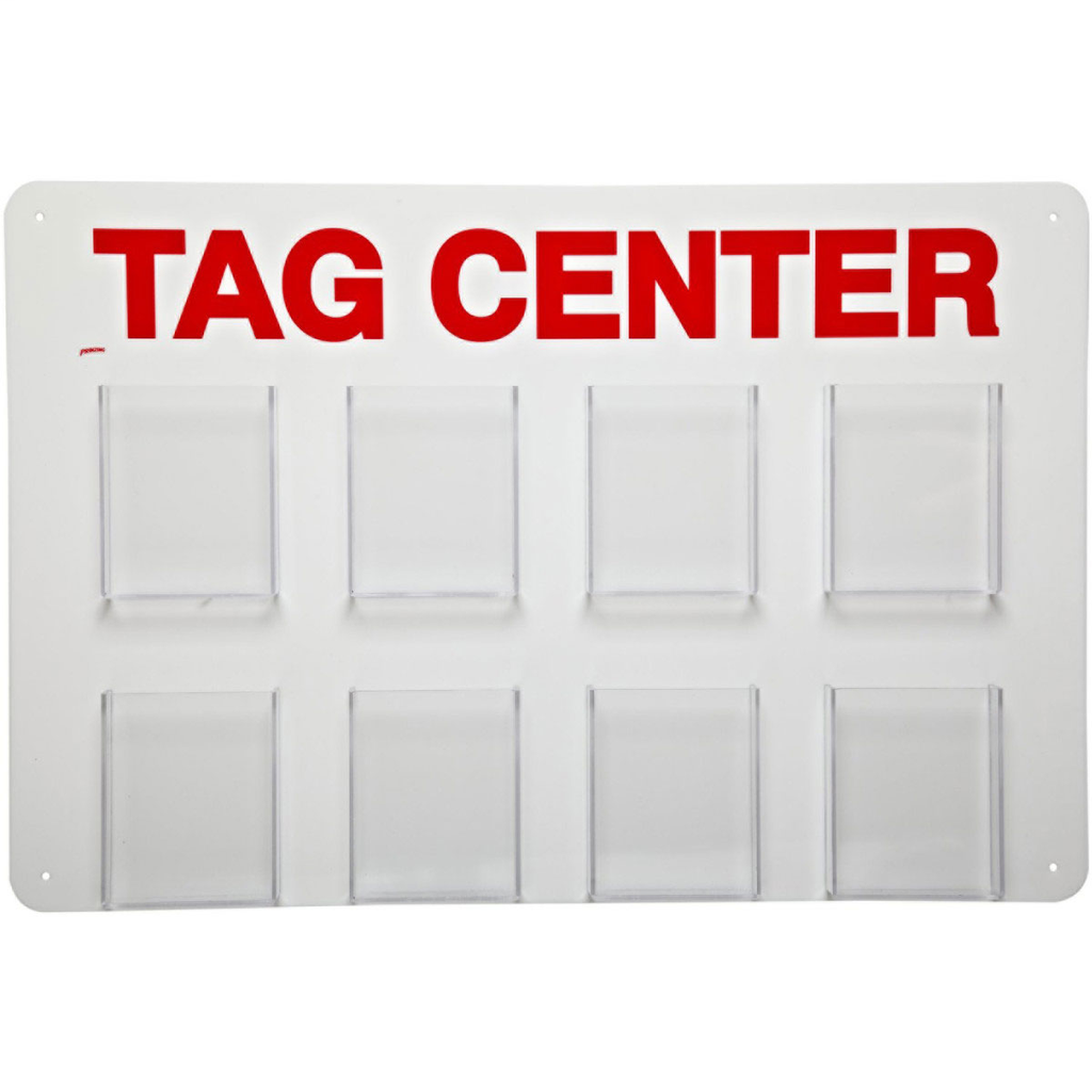 Product image for Brady TC8 Information Center, 15.75" H x 23.5" W x 2" D, Acrylic;Polystyrene