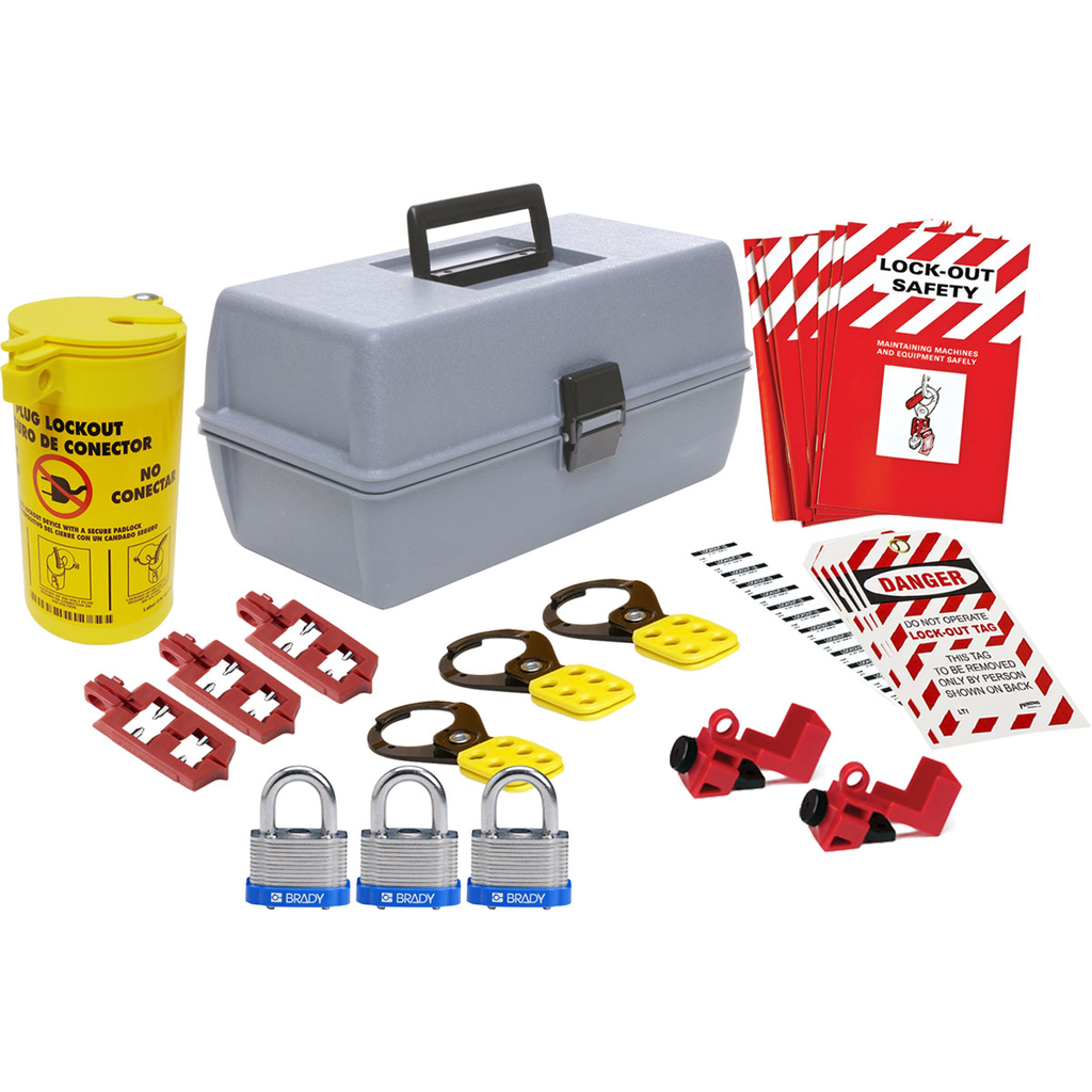 BRADY 134035 BRADY LOCKOUT KIT WITH BRADY 134035 BRADY LOCKOUT KIT WITH