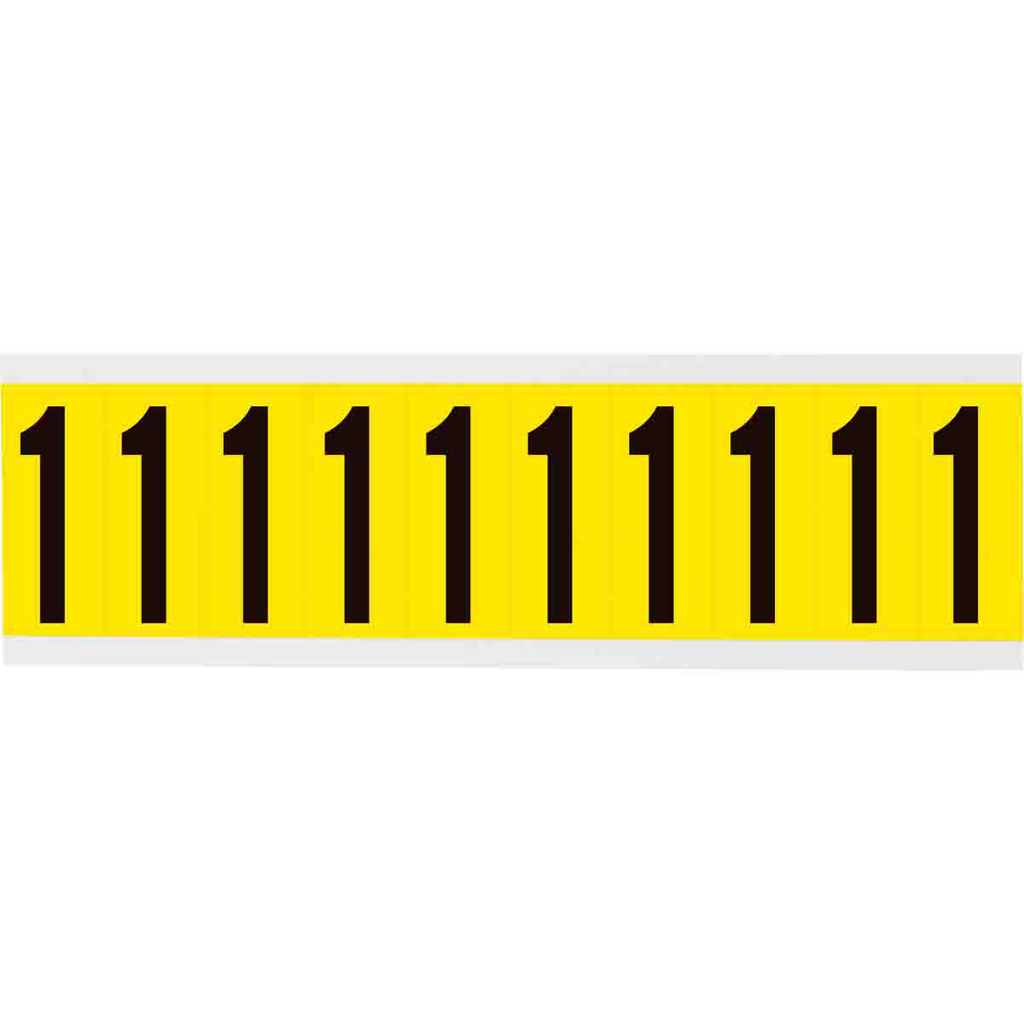 Product image for Brady 3440-1 3440 Series Repositionable Number and Letter Labels, 1