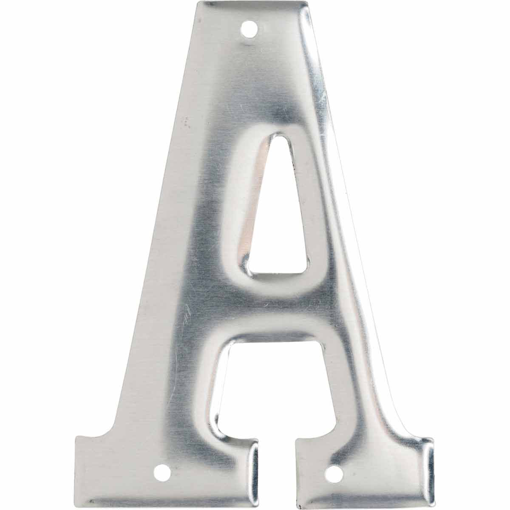 Product image for Brady 1600-A 1600 Series Permanent Aluminum Embossed Number and Letter Labels, A