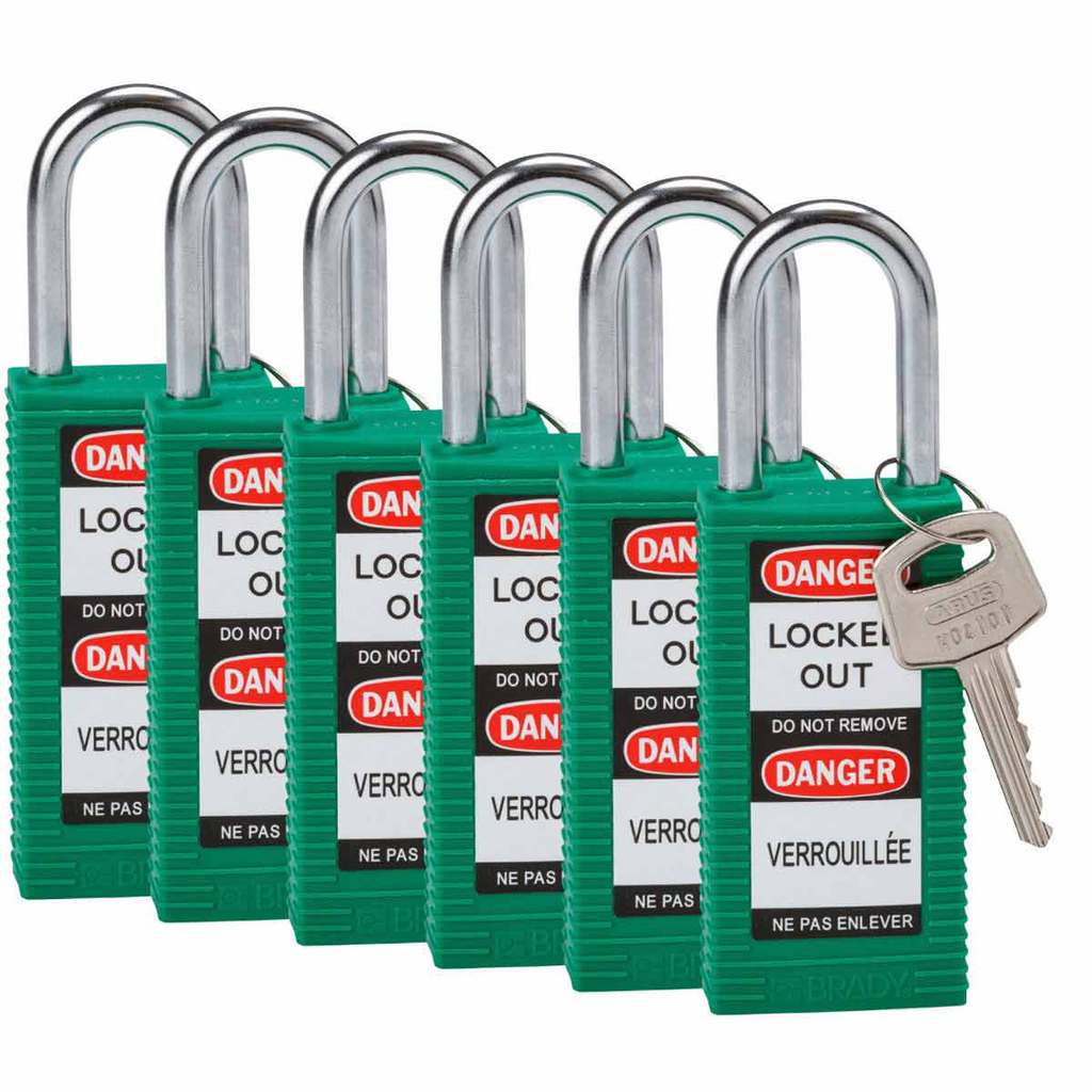 BRADY 123398 LONG BODY SFTY LOCK, 1 BRADY 123398 LONG BODY SFTY LOCK, 1