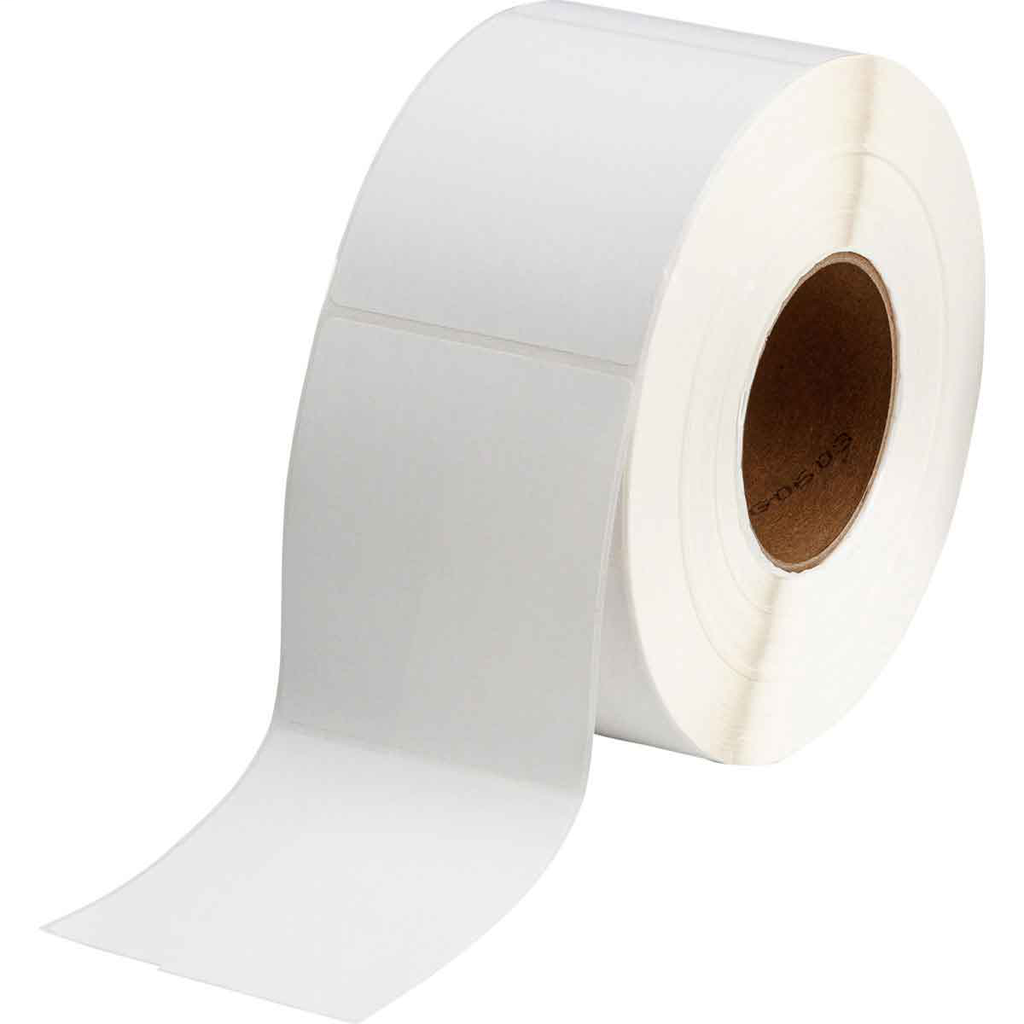 Product image for Brady J50-261-2569 J50 Series Ink Jet Polyester Labels, 2.95" H x 4.33" W