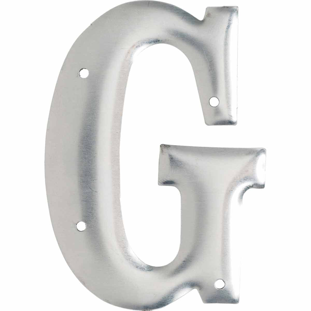Product image for Brady 1600-G 1600 Series Permanent Aluminum Embossed Number and Letter Labels, G