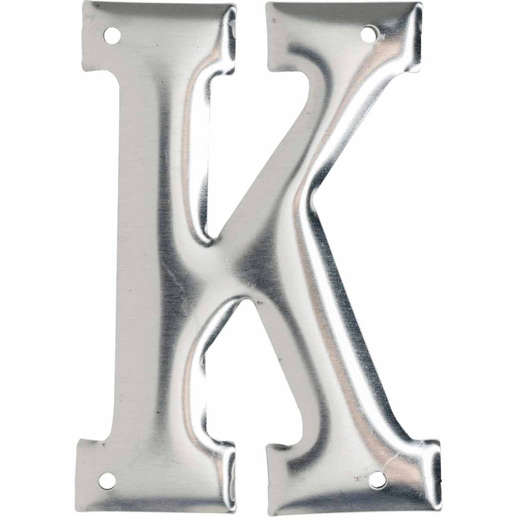 Product image for Brady 1600-K 1600 Series Permanent Aluminum Embossed Number and Letter Labels, K