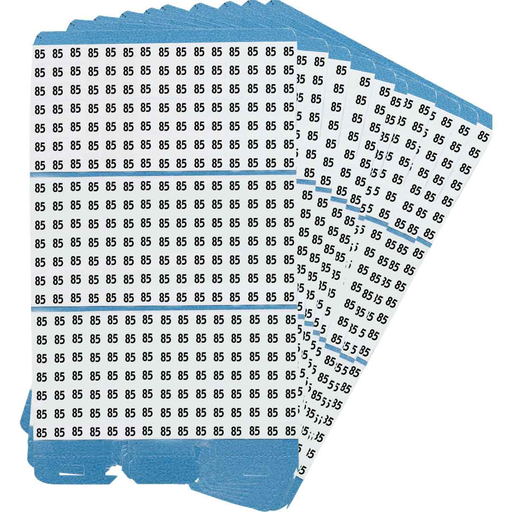 Product image for Brady PWM-85 Porta-Pack® Wire Marker Book Refill - Repositionable Vinyl Cloth, Legend 85