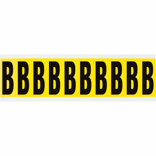 Product image for Brady 3440-B 3440 Series Repositionable Number and Letter Labels, B