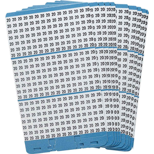 Product image for Brady PWM-20 Porta-Pack® Wire Marker Book Refill - Repositionable Vinyl Cloth, Legend 20