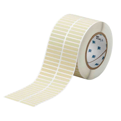 Product image for Brady THT-4-724-10 Amber Polyimide Labels, 0.25" H x 1.5" W, Roll of 10000 Labels