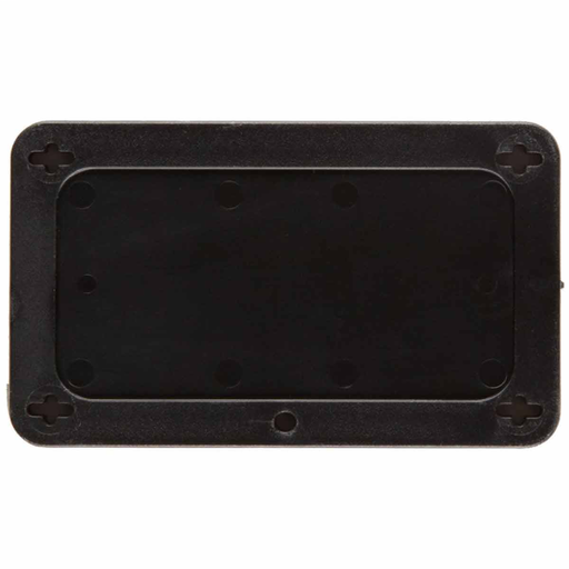 Product image for Brady 41920 Blank Valve Tags, 2.2" H x 3.7" W, Plastic, Black