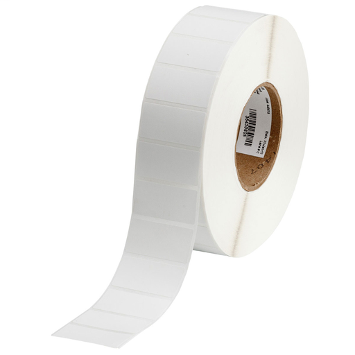 Product image for Brady THT-17-402-5.2 Paper Labels, 1" H x 2" W
