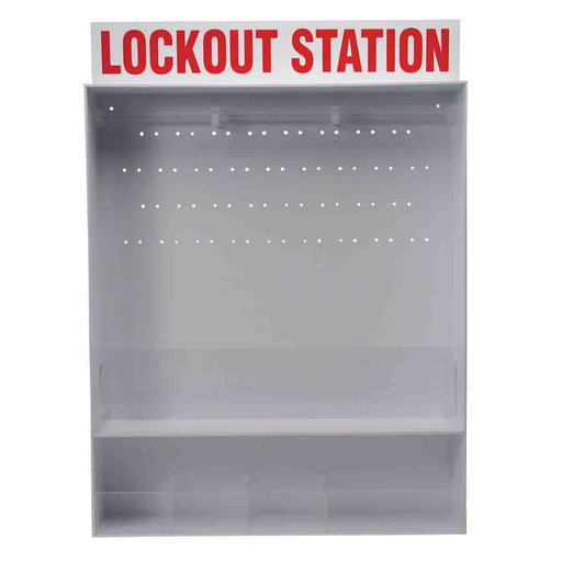 Product image for Brady 50993 Extra-Large Lockout Station - Open Style without Doors