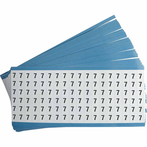 Product image for Brady CAB-7-PK Cable Markers - Glossy Permanent Vinyl, Legend 7