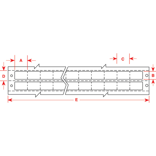 Product image for Brady DAT-103-652-10 DATAB Amber Polyimide Labels, 0.5" H x 0.8" W