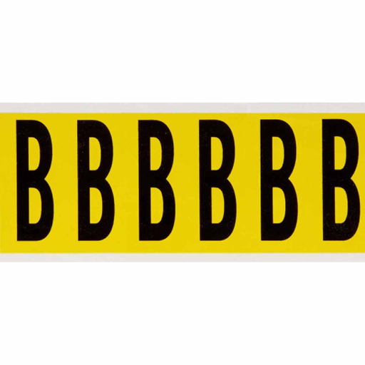 Product image for Brady 3450-B 3450 Series Repositionable Number and Letter Labels, B