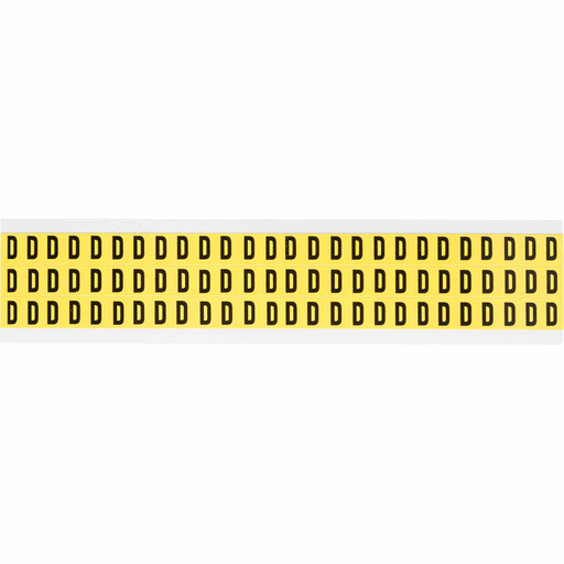 Product image for Brady 3410-D 3410 Series Repositionable Number and Letter Labels, D
