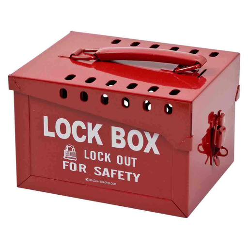 Product image for Brady 51171 Brady® Portable Metal Group Lockout Box