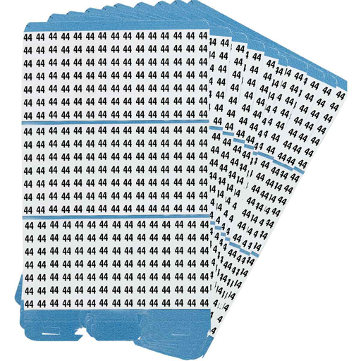 Porta-Pack® Wire Marker Book Refill - Repositionable Vinyl Cloth, Legend 44